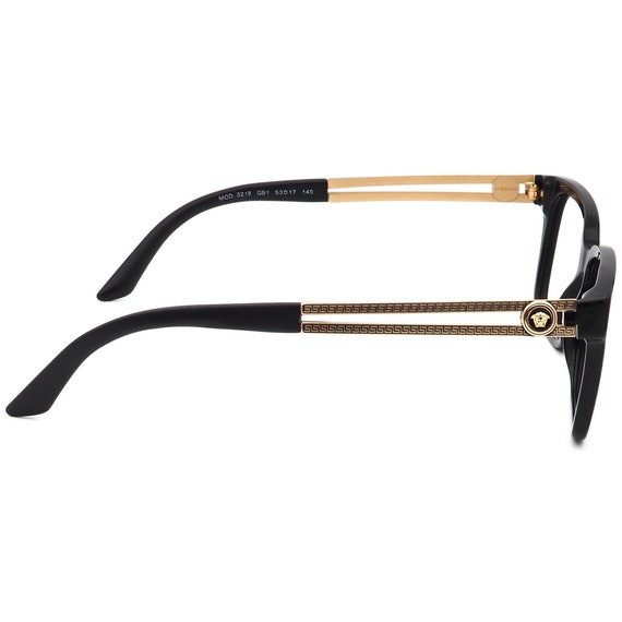 Versace Eyeglasses MOD. 3218 GB1 Black/Gold Squar… - image 4