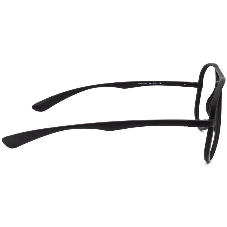 Ray-Ban Sunglasses Frame Only LiteForce RB 4180 W3364 Matte Black Aviator Italy 58 mm image 4