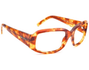 Óculos de sol Prada somente armação SPR 12H 4BW-6S1 tartaruga retangular Itália 56 mm