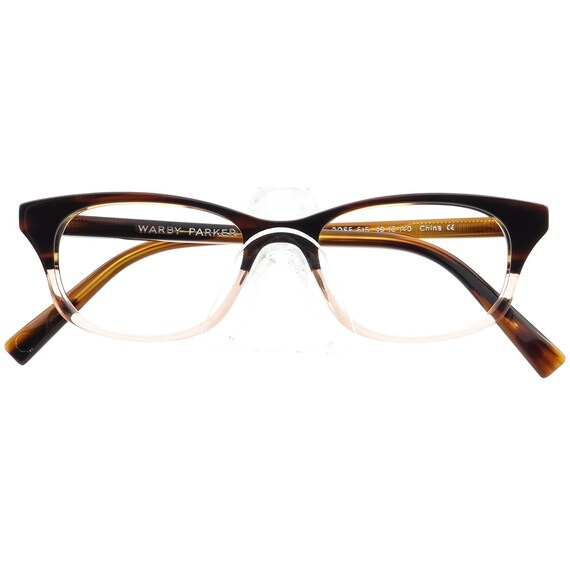 Warby Parker Eyeglasses Rose 615 Striped Brown&Cl… - image 6