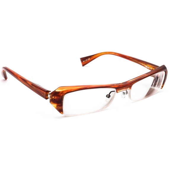 Alain Mikli Women's Eyeglasses A0476 17 Brown Half Rim Frame 51