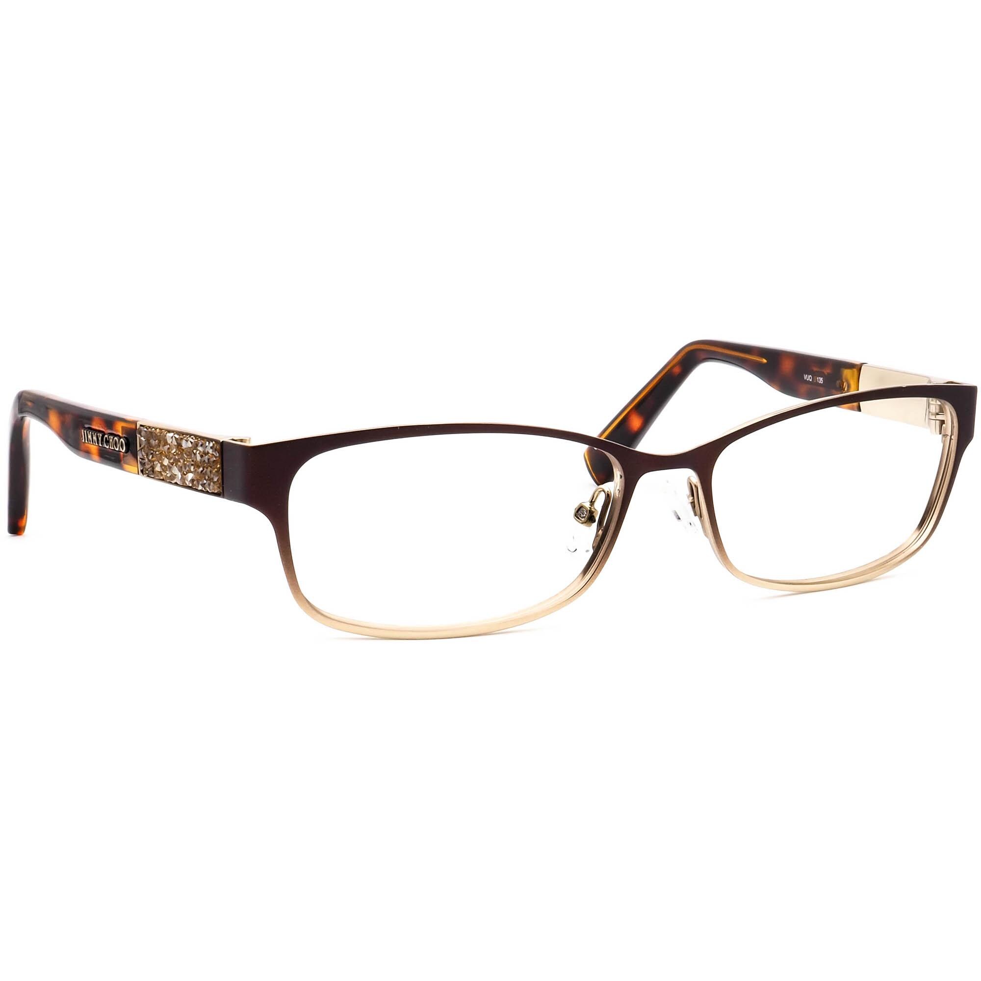 Jimmy Choo Jc 124 Eyeglasses Buy Jimmy Choo Jc124 Matte Brown Eyeglasses Online main image 3