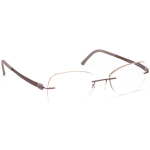 Lunettes de vue Silhouette 4499 40 6056 5452 Brun Titan Sans monture Autriche 52[]17 130