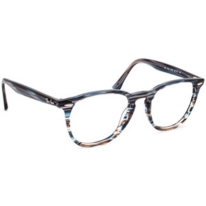 Lunettes de vue Ray-Ban RB 7159 5750 Rayé bleu gris Phantos Monture 52[]20 145