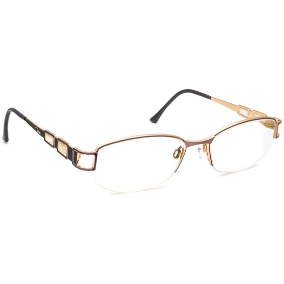 Cazal Eyeglasses MOD. 1034 COL.001 Titanium Purple Half Rim  display picture 1