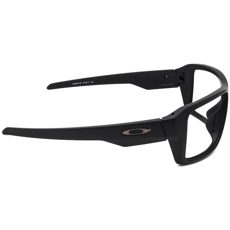 Oakley Men's Sunglasses Frame Only OO9380-0166 Double Edge Matte Black Square USA 66 mm image 4