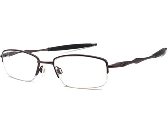 Oakley Eyeglasses Sculpt 6.0 Pewter Half Rim Metal Frame 53[]18 142