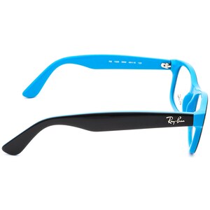 Ray-Ban Kids' Eyeglasses RB 1528 3659 Black on Blue Square Frame 46[]16 125 image 4