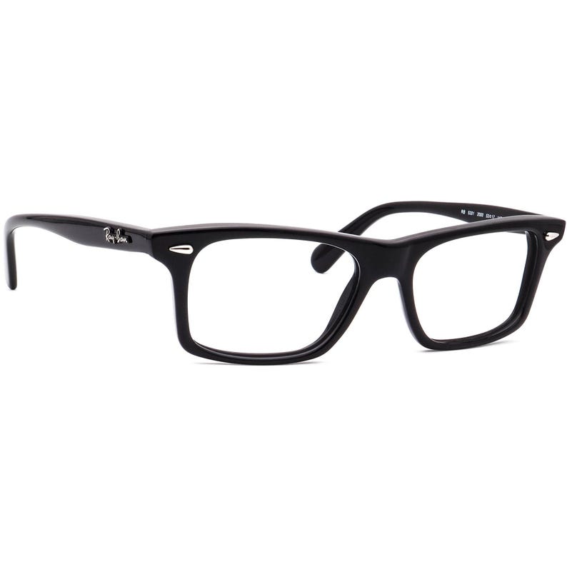 Ray-Ban Eyeglasses RB 5301 2000 Legends Collection Polished Black Square Frame 53[]17 145 image 1