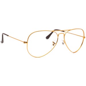 Ray-Ban Sunglasses Frame Only RB 3025 9001/A5 Polished Light Brown Aviator Metal Italy 58 mm image 1