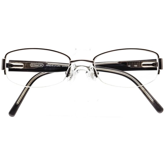 Coach Eyeglasses Maeve (1024) Dark Gunmetal Half Rim … - Gem