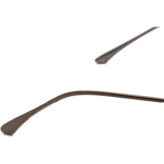 Oliver Peoples Eyeglasses Lear Brown Half Rim Met… - image 9