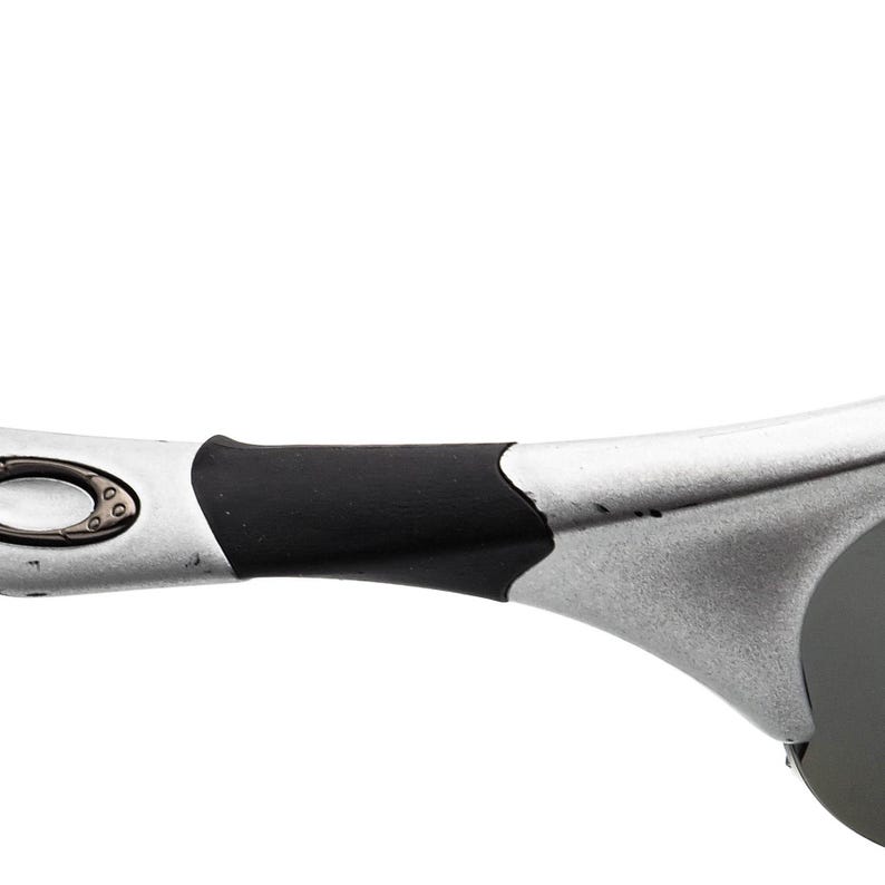 Oakley Rx Sunglasses Frame Only Half Jacket 1.0 Silver Half Rim USA 60 mm image 4