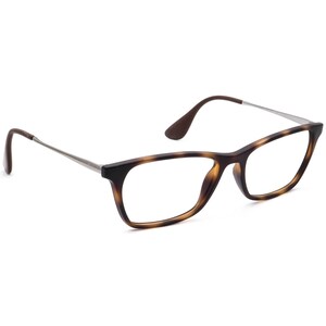 Ray-Ban Eyeglasses RB 7053F 5365 Tortoise/Gunmetal Rectangular Frame 54[]17 140