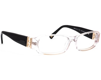 Chanel Women's Eyeglasses 3178-H c.1620 Pearl Collection Perle Clear/Black Rectangular Frame Italy 53[]15 135