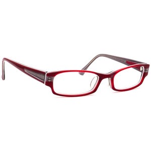 Prodesign Denmark Women's Eyeglasses 4629 c.4132 Dark Ruby/Grey Rectangular Frame Japan 49[]17 135