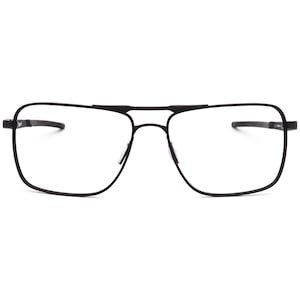 Oakley-zonnebril voor heren, alleen frame OO6038-0157, dikte 6, matzwart pilootmetaal 57 mm afbeelding 2