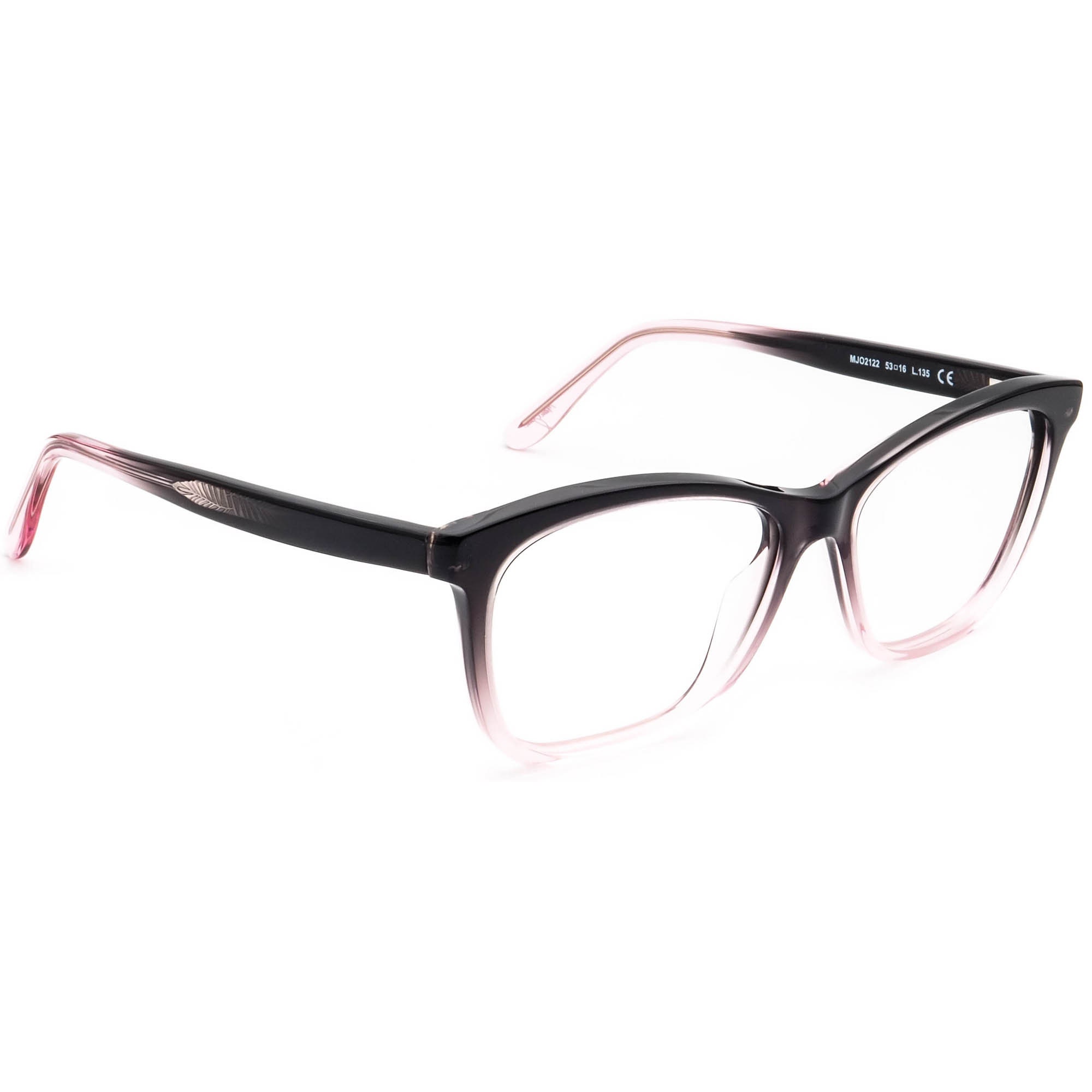 Maui Jim Eyeglasses Frames MJO2122-02P Black Clear Fade Cat Eye 53-16-135 H12313 Maui Jim MJO2122 Eyeglasses Review - YouTube main image 4