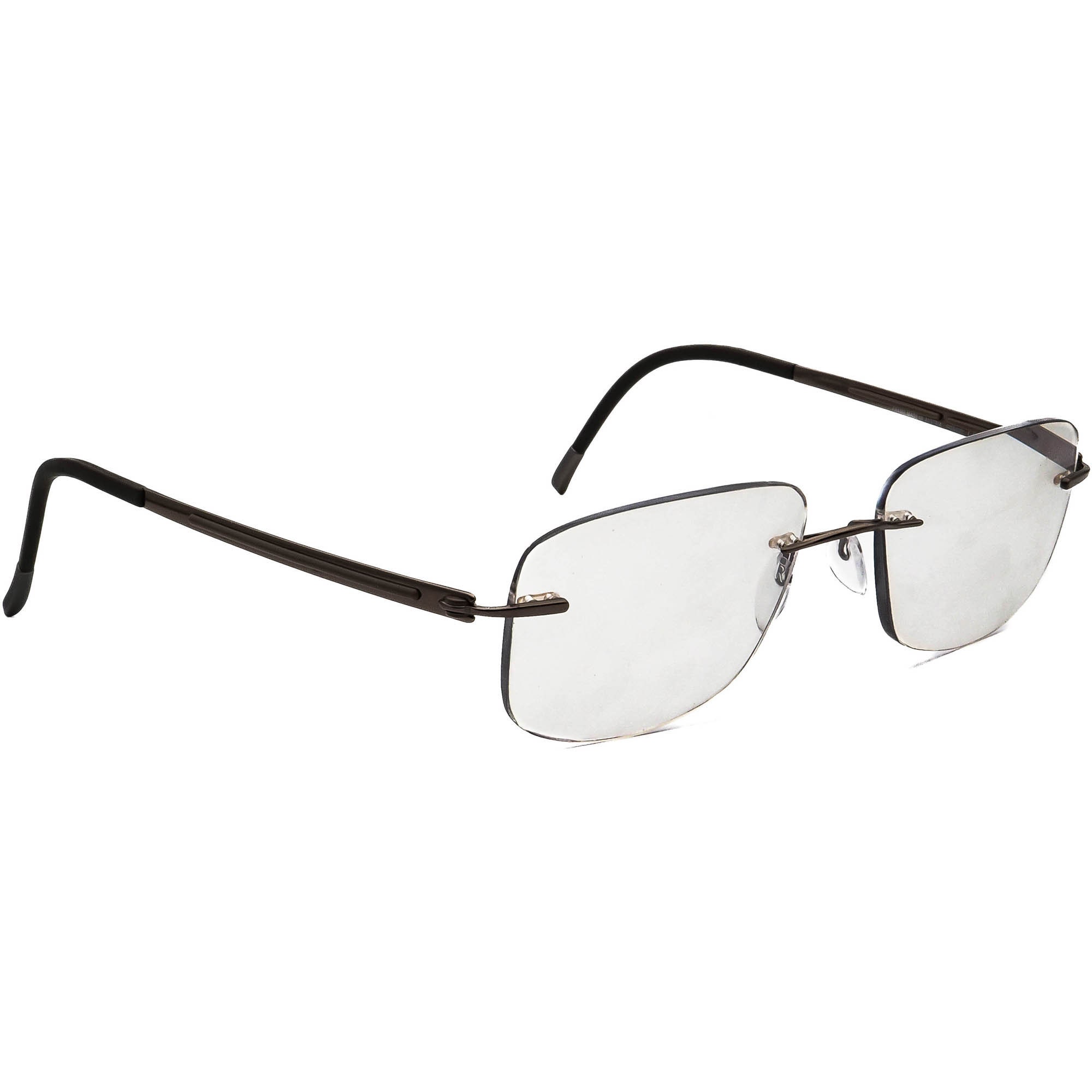 Silhouette Eyeglasses 5263 40 6055 Titan Brown Rimless Frame - Etsy Sweden