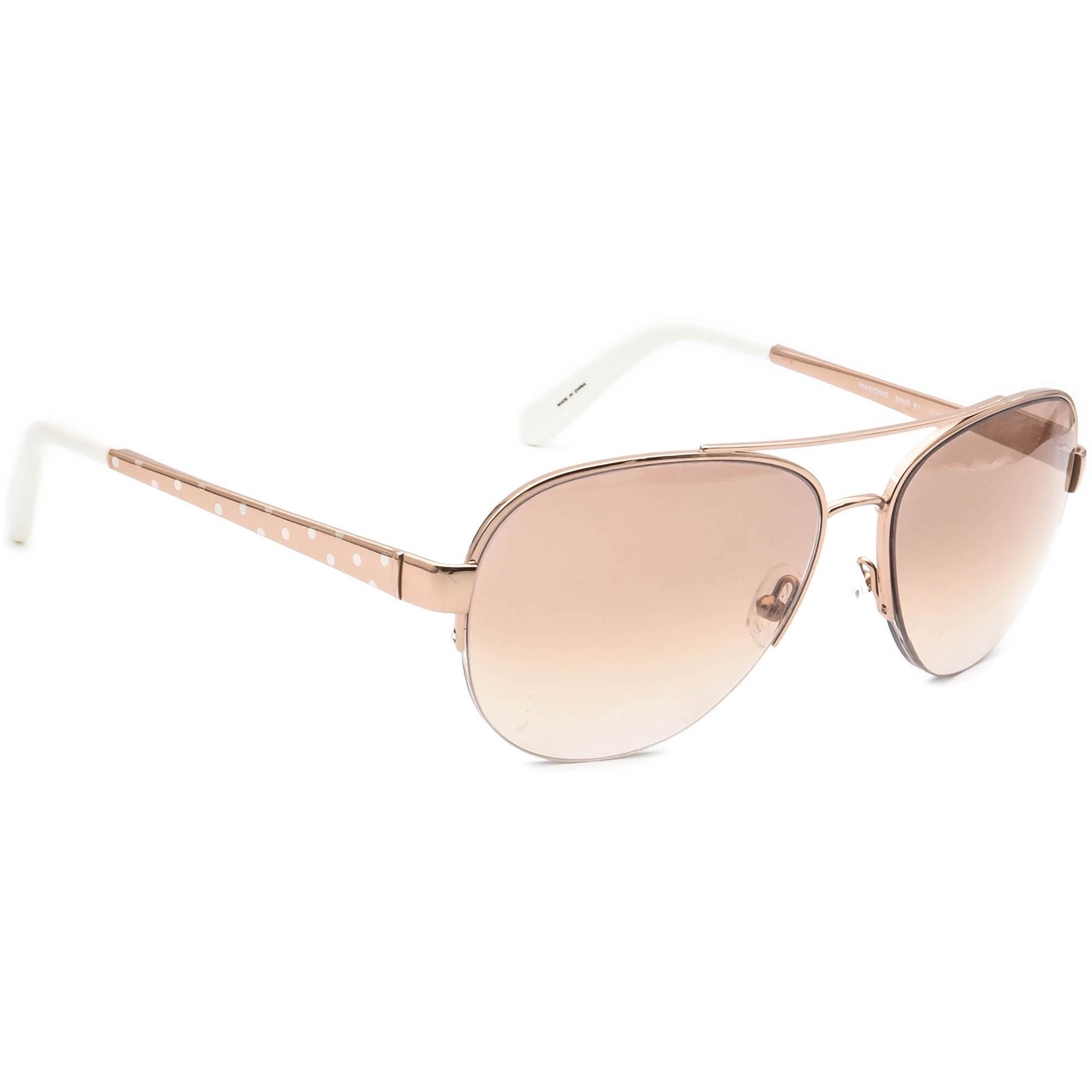 NEW Kate Spade Rose Gold Aviator Sunglasses Kate Spade Polarized CANDIDA 03YG VW Pilot Sunglasses Womens  main image 2