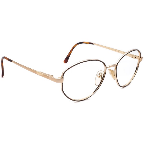 American Optical Eyeglasses AOSafety Z87 YP 20 Gold Round Metal USA 55[]17 140