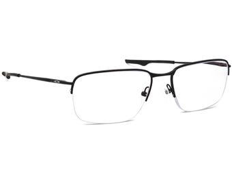 Oakley Men's Eyeglasses OX5148-0156 Wingback SQ Satin Black Half Rim Metal Frame 56[]18 136