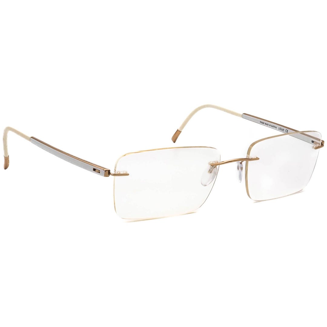 Silhouette Eyeglasses 7642 20 6051 Zenlight Gold/white  display picture 3