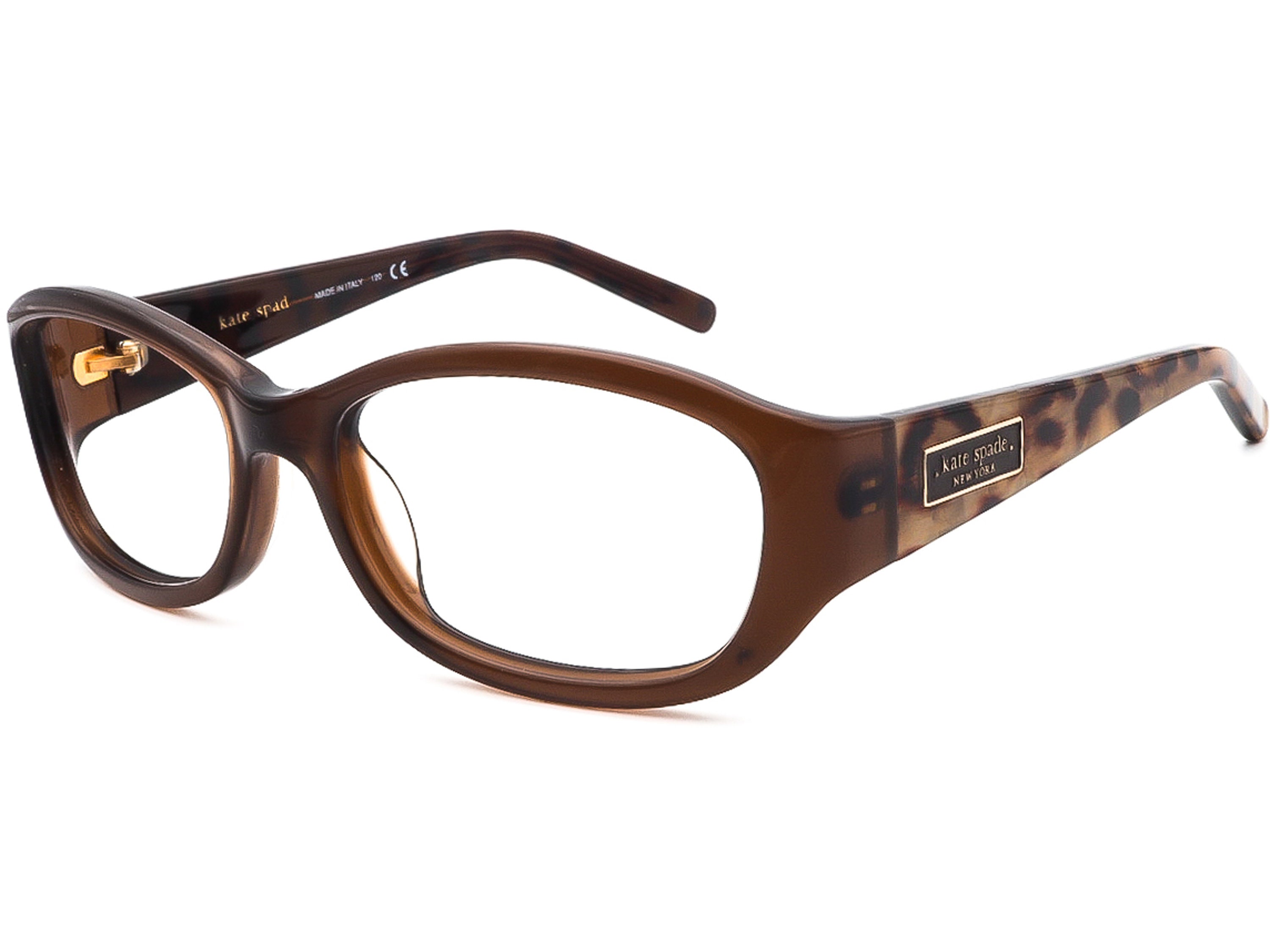 Kate Spade Dee/S Brown Oval Sunglasses Frames Only Kate Spade Sunglasses Frame Only DEE/S 01W0 Y6 Brown  main image 4