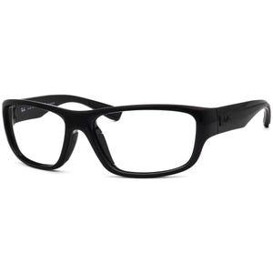 Gafas de sol Ray-Ban RB 4196 601/9A cuadradas negras pulidas, montura única, Italia, 61 mm imagen 3