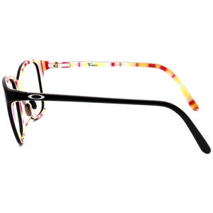 Gafas de sol Oakley para mujer, montura única OX1126-0354 Finesse, rayas negras pulidas y amarillas, semi mariposa, 54 mm imagen 5