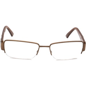 Gucci Eyeglasses GG 2878 MI2 Brown Half Rim Frame Italy 52[]17 135
