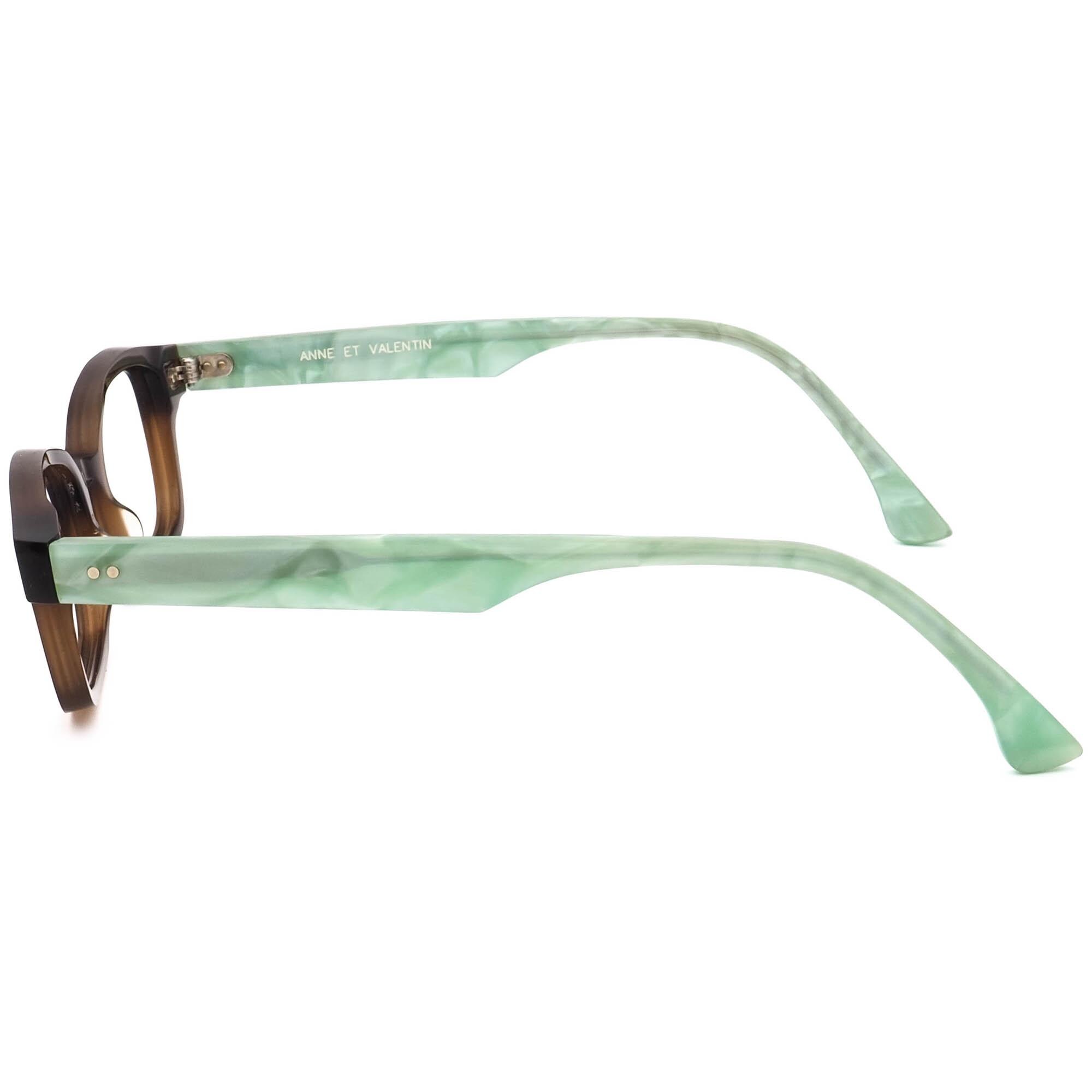 Anne Et Valentin Women's Eyeglasses Miniba 1301 Brown/mint