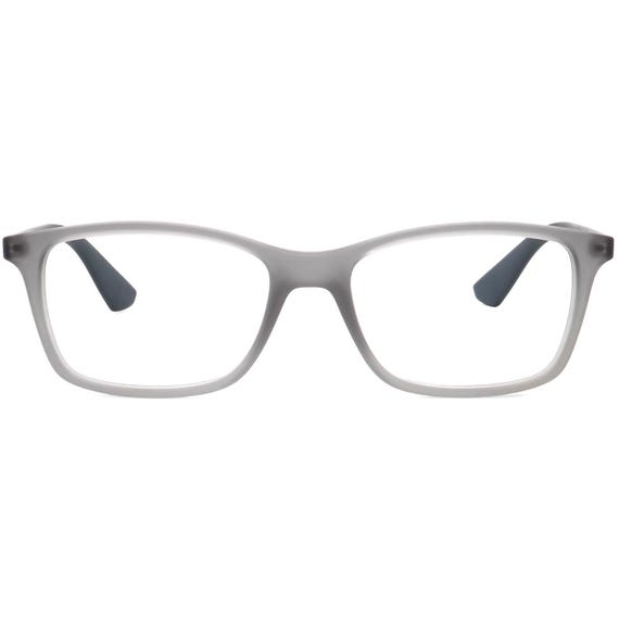 Ray-Ban Optics RB7047-5482 Womens Matte Transparent Grey Square Eyeglasses Frame RB7047 OPTICS Eyeglasses with Transparent Grey Frame  main image 4