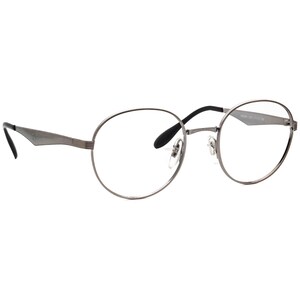 Lunettes de vue Ray-Ban RB 6343 2553, monture en métal argenté brillant Phantos 47[]19 140