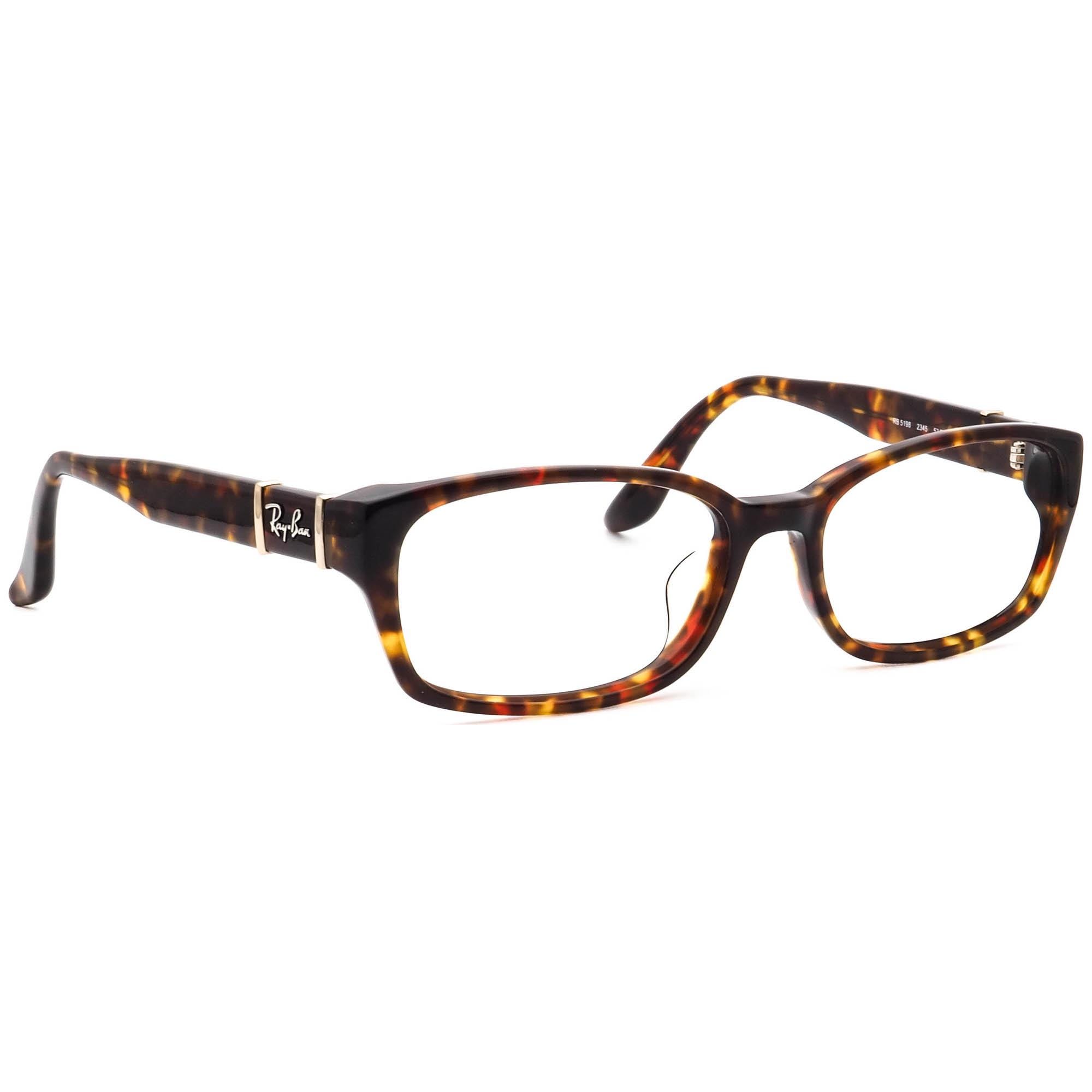 Ray Ban  Rb 5198 2345 Brown Tortoise Authentic Eyeglasses Rb5198 53-16 140 Ray-ban Eyeglasses RB 5198 2345 Polished Tortoise Square  main image 2