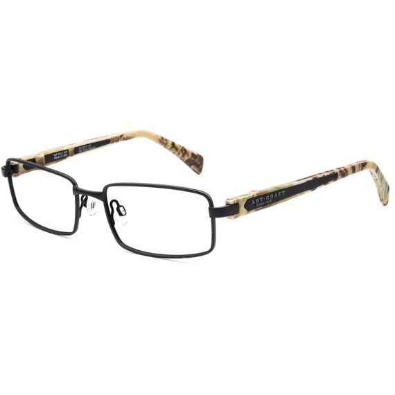 Artcraft Eyeglasses 461c05/37 Matte Black/Camo Re… - image 3
