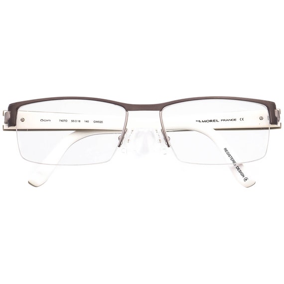Morel Men's Eyeglasses OGA 7407O GW020 Gunmetal/W… - image 6