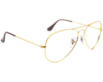 Ray-Ban solglasögon med båge RB 3025 Aviator Stor metall 0031 Guld Italien 58 mm