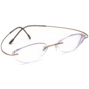 Lunettes de vue Silhouette 5515 70 8540 Titan Marron clair Sans monture Autriche 48[]17 140