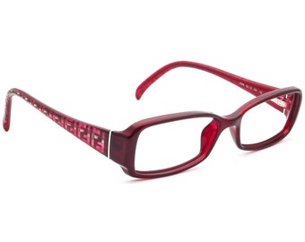 Fendi Women's Eyeglasses F936 604 Red Rectangular Frame Italy 52[]15 135