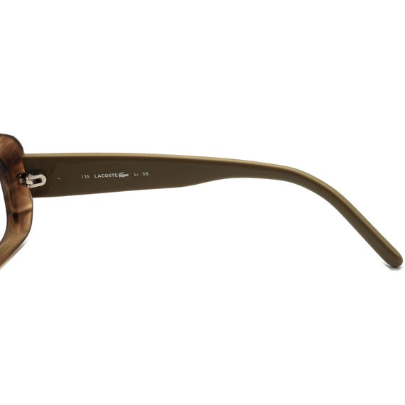 Lacoste Eyeglasses Brown Marble Rectangular Frame… - image 8