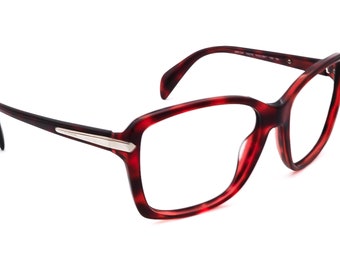 Armação de óculos de sol Prada SOMENTE SPR 14P KAQ-0A7 Borgonha Square Itália 59[]18 135