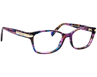 Coach Women's Eyeglasses HC 6065 5288 Confetti Purple Square Frame 51[]17 135
