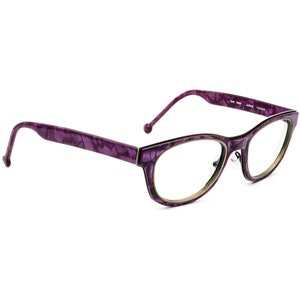 l.a.Eyeworks Eyeglasses Jarvis 120569 Green&Purple Marble Frame Japan 48[]19 135