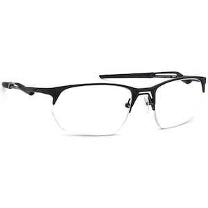 Oakley Men's Eyeglasses OX5152-0356 Wire Tap 2.0 RX Matte Black Half Rim Metal Frame 56[]19 140