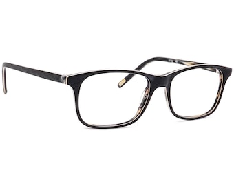 See Eyewear Eyeglasses 7215 C2 Ebony Wood Grain Square Frame Italy 52[]18 145