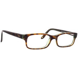 Gafas Ray-Ban RB 5187 2445 Havana sobre montura rectangular verde 50[]16 140