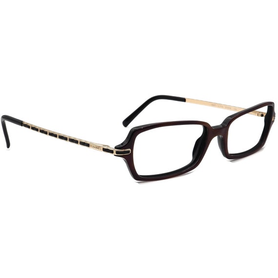 Chanel Eyeglasses 3057 C.713 Brown/black/gold Rectangular -  Israel