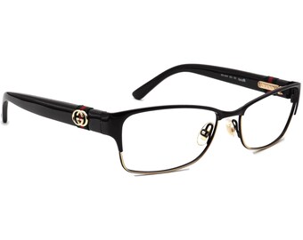 black and gold gucci frames