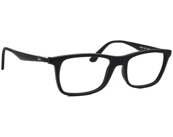 Lunettes de vue Ray-Ban RB 7062 2077, monture carrée noire mate 55[]18 145